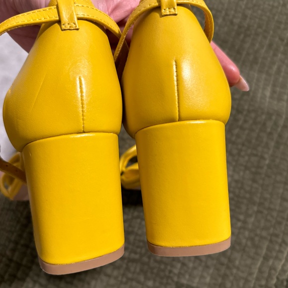 NEVER WORN Ted Baker ankle strap midi heel shoes Size 37.5 - Picture 4 of 11